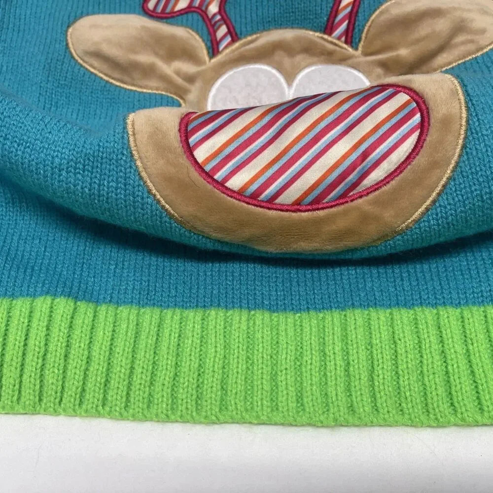 Christmas Reindeer Sweater Size XL For M - L Dogs Knitted Warm Sweater Holidays
